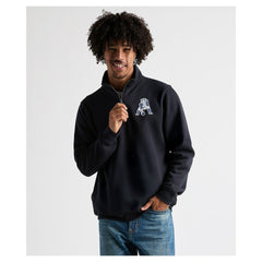 Charles River x New England Patriots Crosswind Quarter-Zip Pullover Navy | NFL