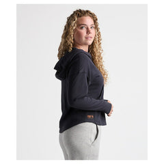 Charles River x New England Patriots Women's Willow Fleece Quarter-Zip Hoodie Navy | NFL