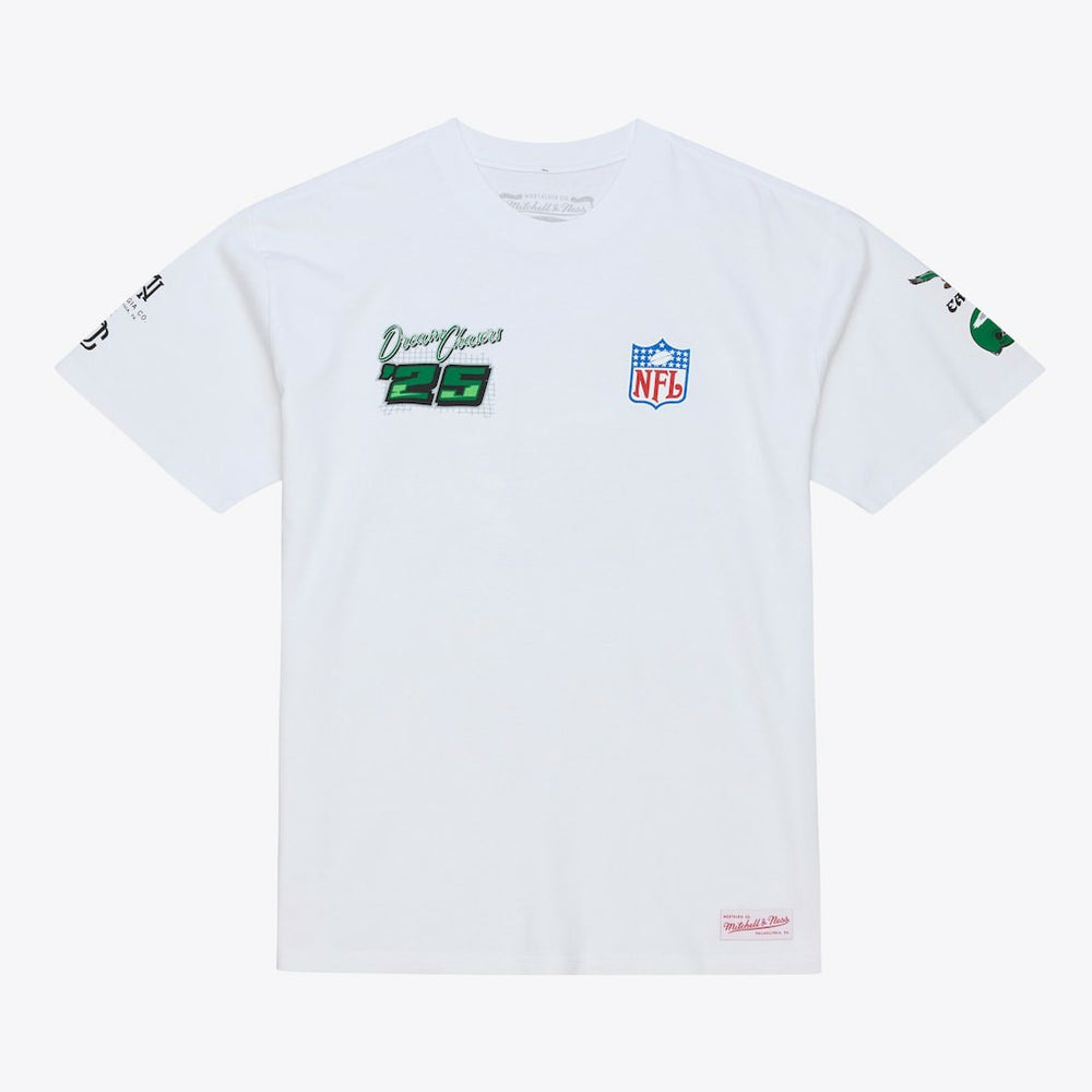 Philadelphia Eagles Dream Chasers Champions T-Shirt White | Mitchell & Ness