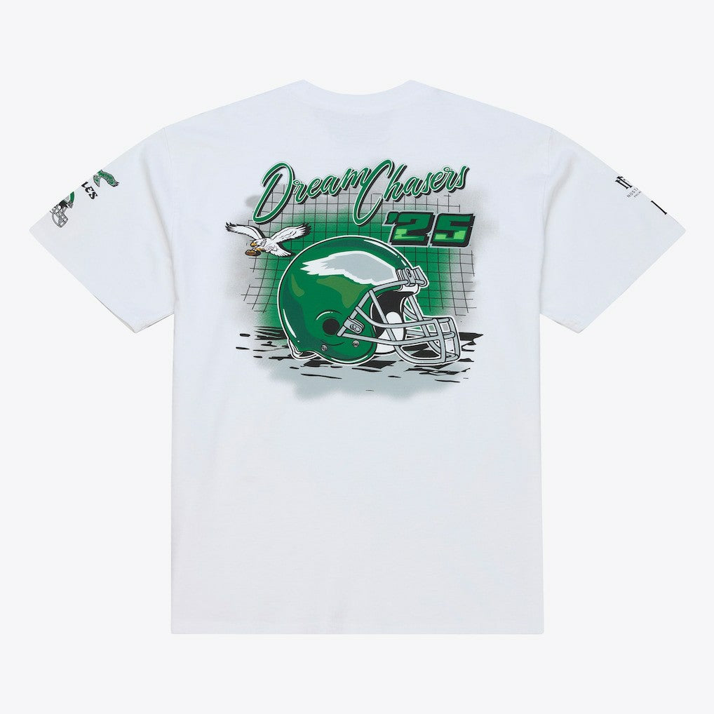 Philadelphia Eagles Dream Chasers Champions T-Shirt White | Mitchell & Ness