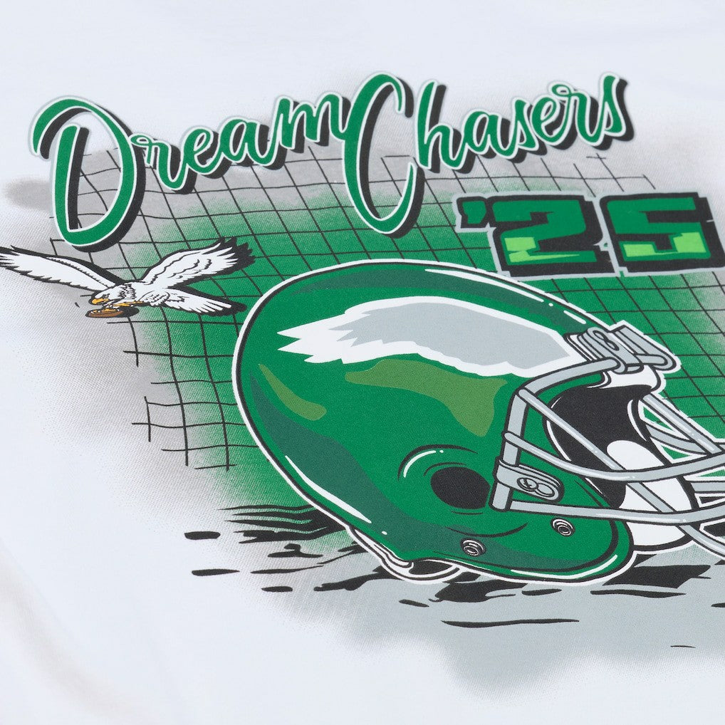 Philadelphia Eagles Dream Chasers Champions T-Shirt White | Mitchell & Ness