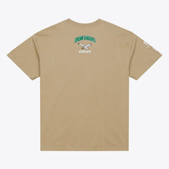 Philadelphia Eagles Dream Chasers Rings T-Shirt Khaki | Mitchell & Ness
