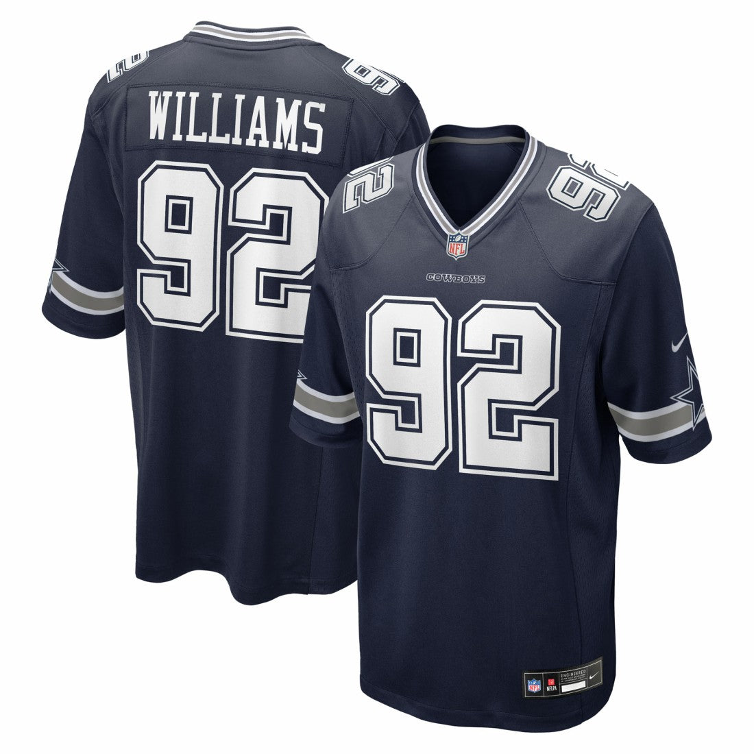 Quinnen Williams Dallas Cowboys Team Game Jersey Navy | Nike for Sale