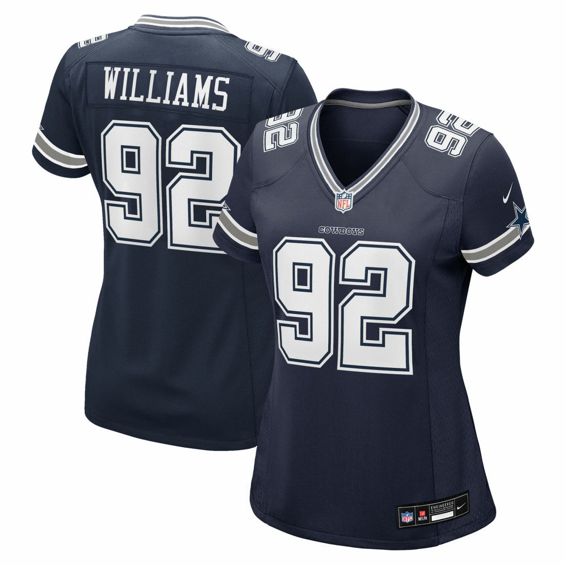 Quinnen Williams Dallas Cowboys Women's Team Game Jersey Navy | Nike for Sale
