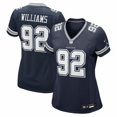 Quinnen Williams Dallas Cowboys Women's Team Game Jersey Navy | Nike for Sale