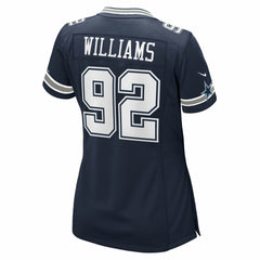Quinnen Williams Dallas Cowboys Women's Team Game Jersey Navy | Nike for Sale