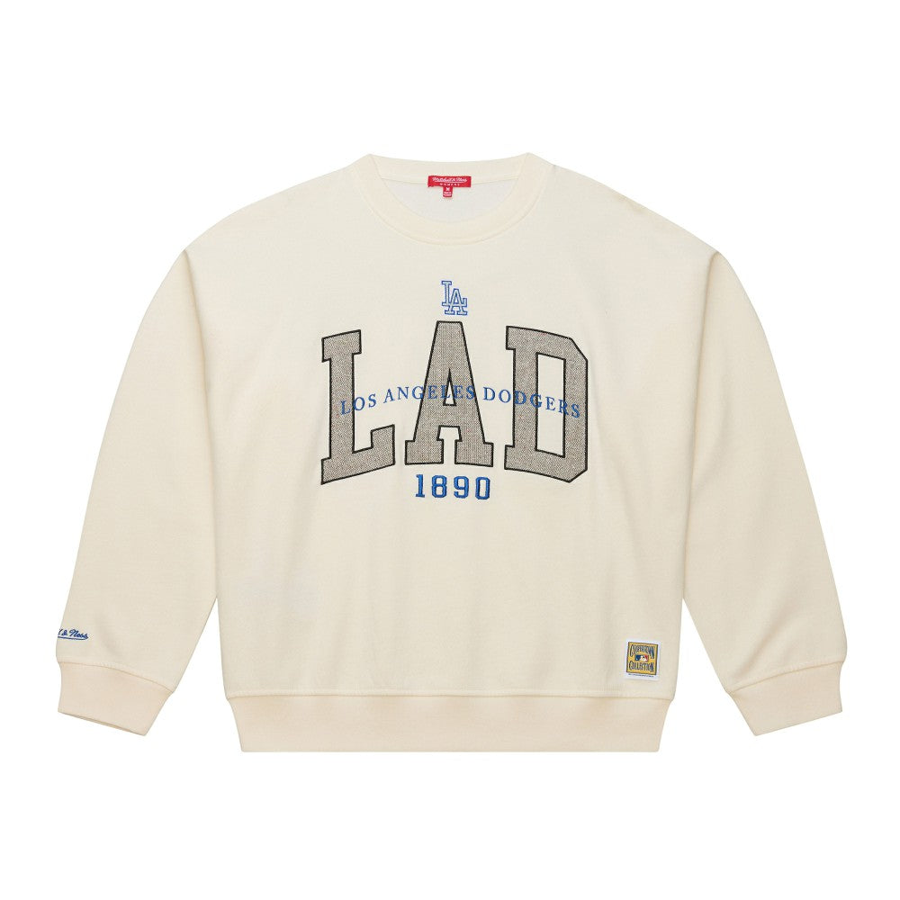 Los Angeles Dodgers Mitchell & Ness Women's Premium Crewneck Sweatshirt - MLB