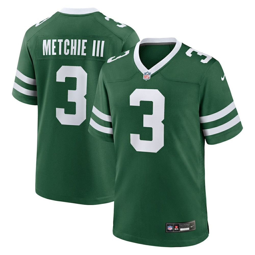 John Metchie III New York Jets Team Game Jersey Legacy Green | Nike for Sale