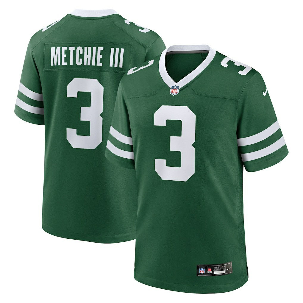 John Metchie III New York Jets Team Game Jersey Legacy Green | Nike for Sale