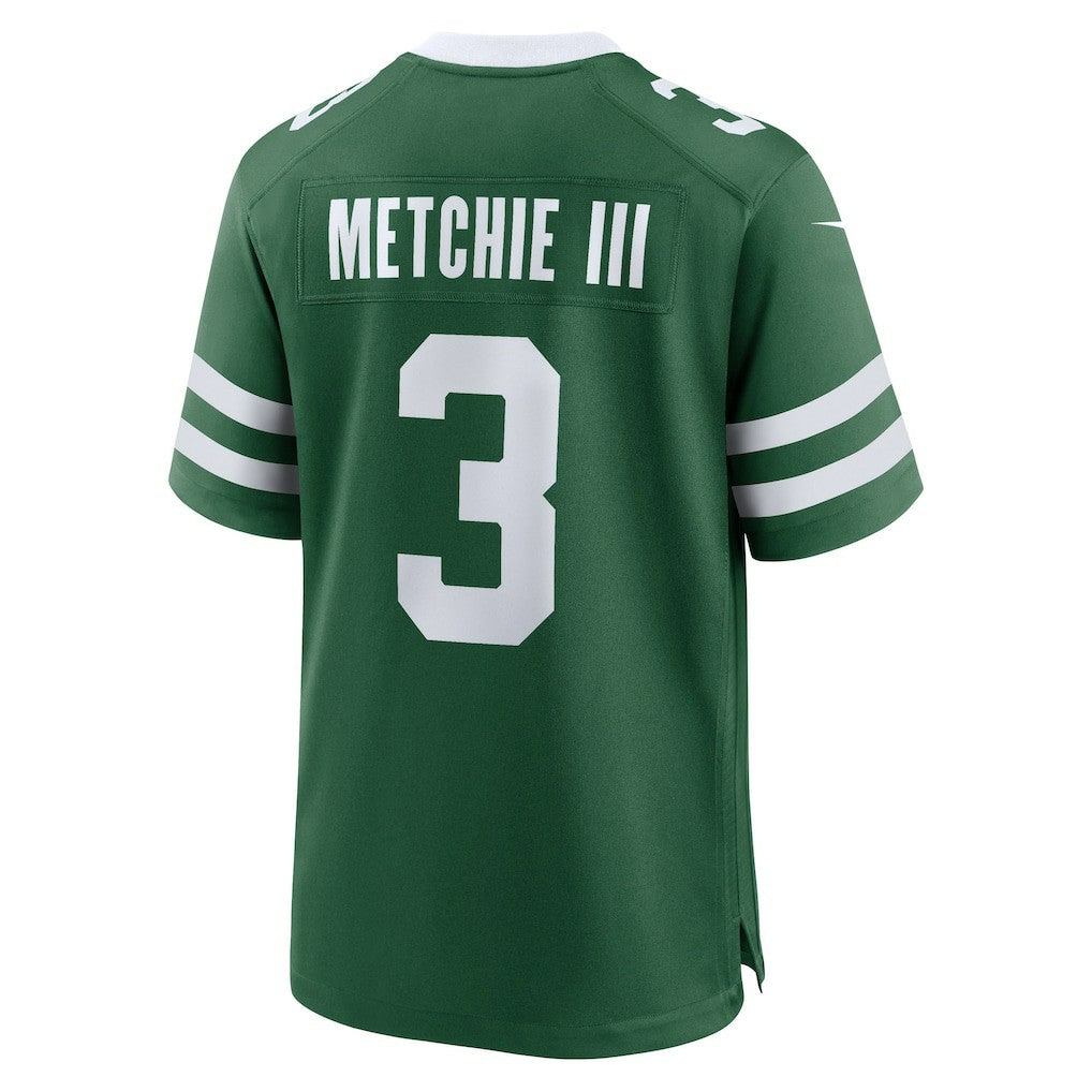 John Metchie III New York Jets Team Game Jersey Legacy Green | Nike for Sale