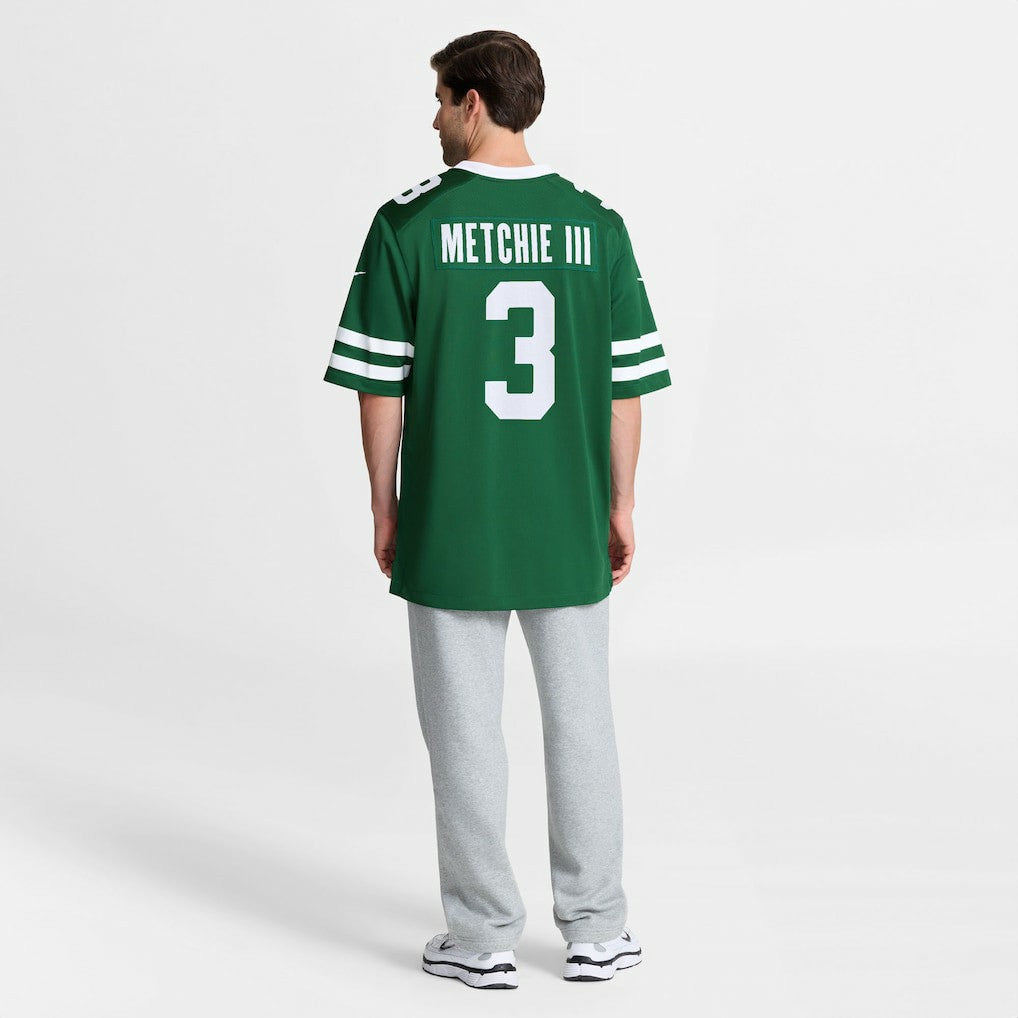 John Metchie III New York Jets Team Game Jersey Legacy Green | Nike for Sale