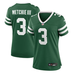 John Metchie III New York Jets Women's Team Game Jersey Legacy Green | Nike for Sale