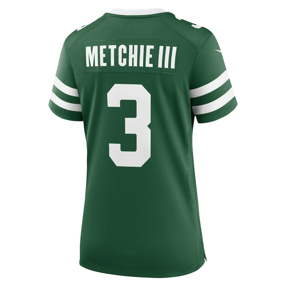John Metchie III New York Jets Women's Team Game Jersey Legacy Green | Nike for Sale