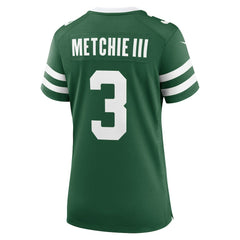 John Metchie III New York Jets Women's Team Game Jersey Legacy Green | Nike for Sale
