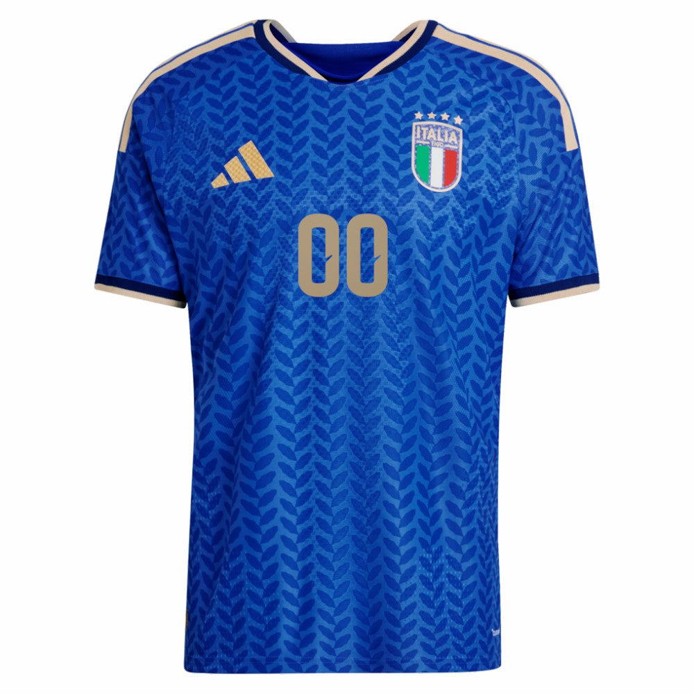 Italy National Team FIFA x World Cup 2026 Home On Field Custom Jersey Blue | Adidas Sale