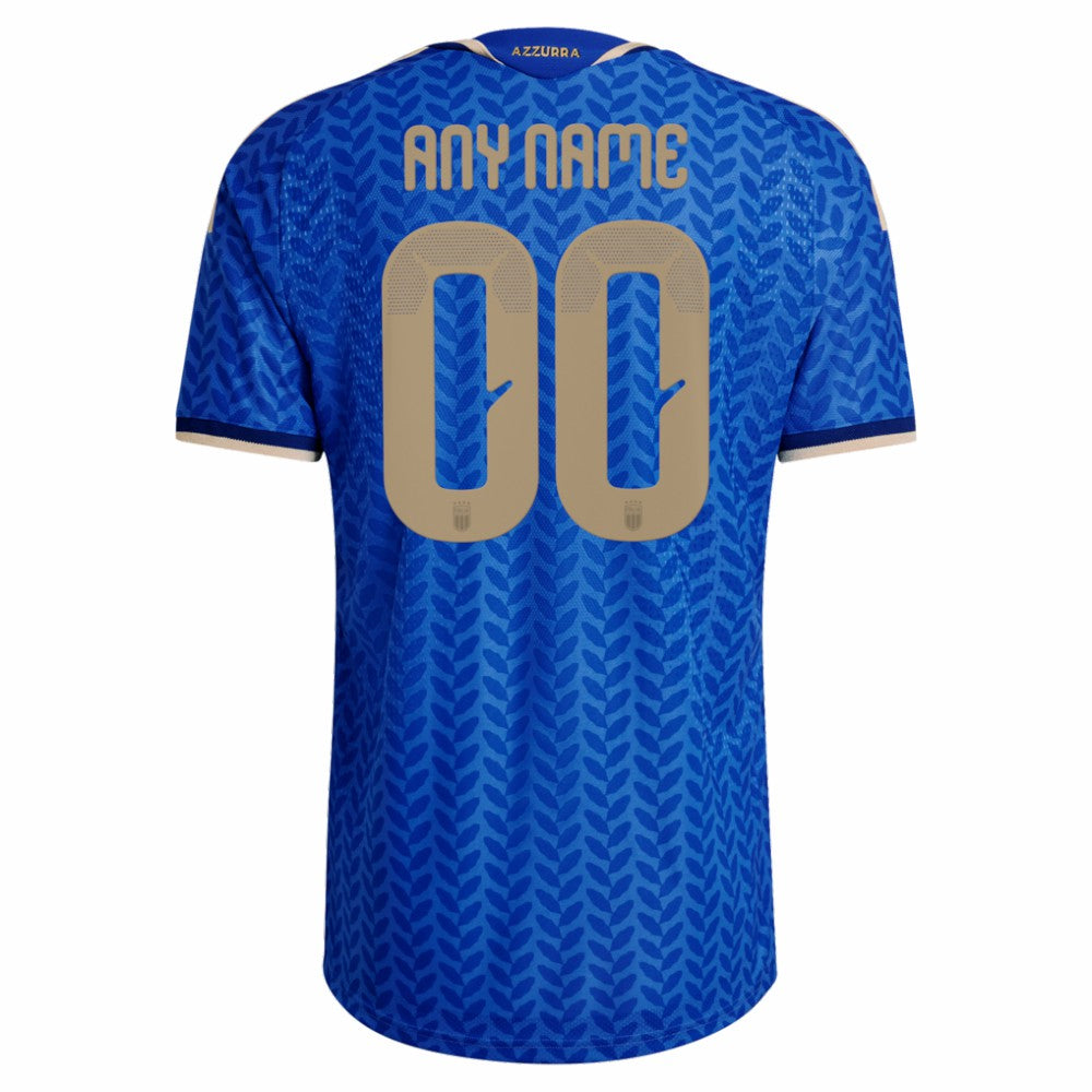 Italy National Team FIFA x World Cup 2026 Home On Field Custom Jersey Blue | Adidas Sale