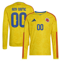 Colombia National Team FIFA x World Cup 2026 Home Replica Long Sleeve Custom Jersey Yellow | Adidas online