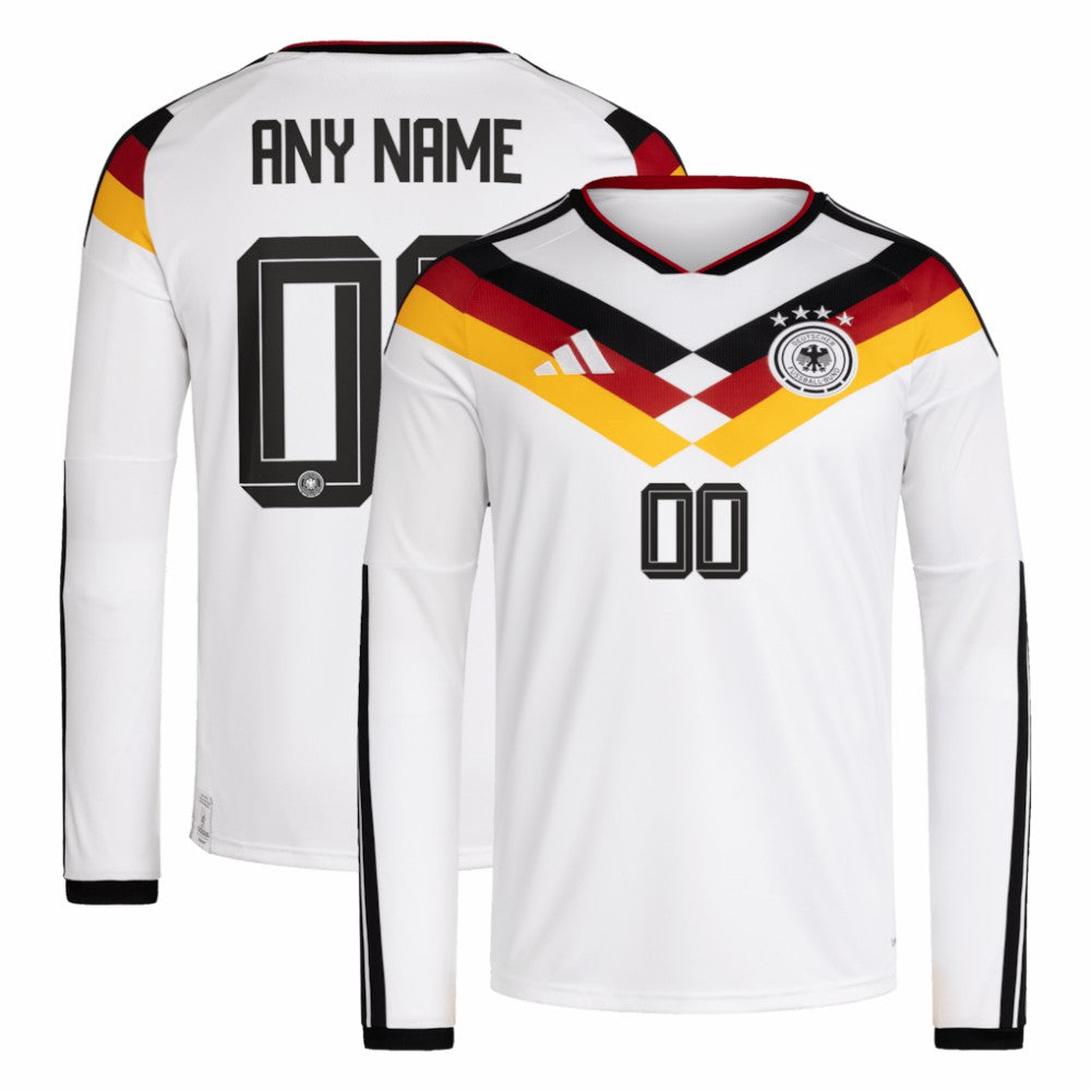 Germany National Team FIFA x World Cup 2026 Home Replica Long Sleeve Custom Jersey White | Adidas discount