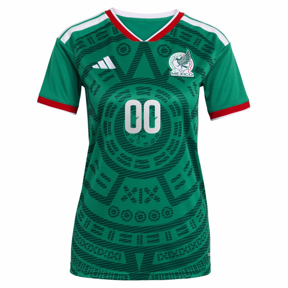 Mexico National Team Women's 2026 Home Replica Custom Jersey Green | Adidas Online