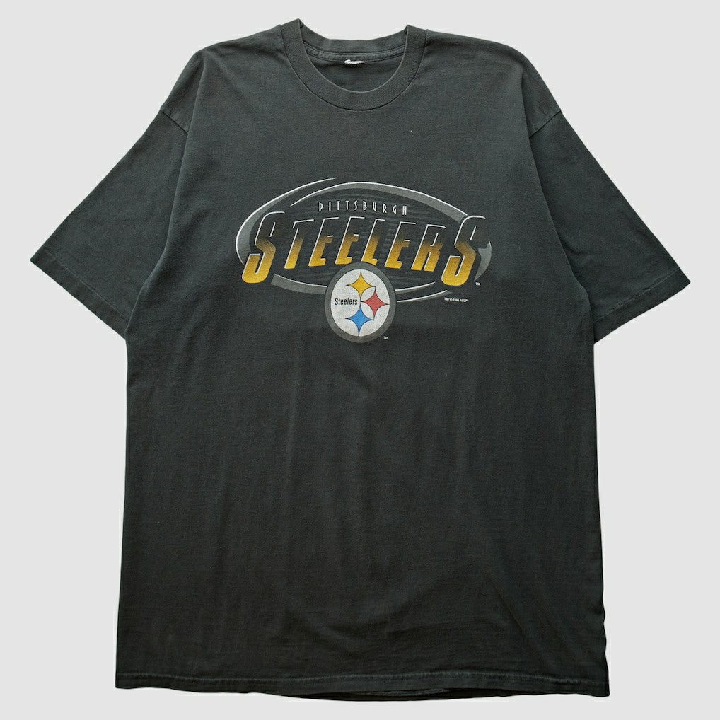 Pittsburgh Steelers 90s T-shirt Black Vintage | Fanatics
