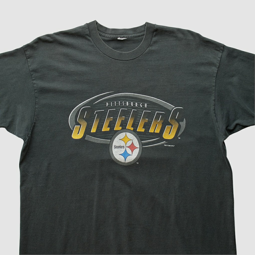 Pittsburgh Steelers 90s T-shirt Black Vintage | Fanatics