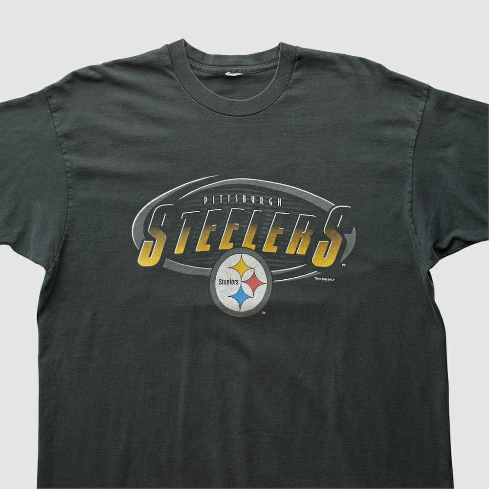 Pittsburgh Steelers 90s T-shirt Black Vintage | Fanatics