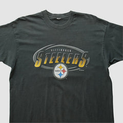 Pittsburgh Steelers 90s T-shirt Black Vintage | Fanatics