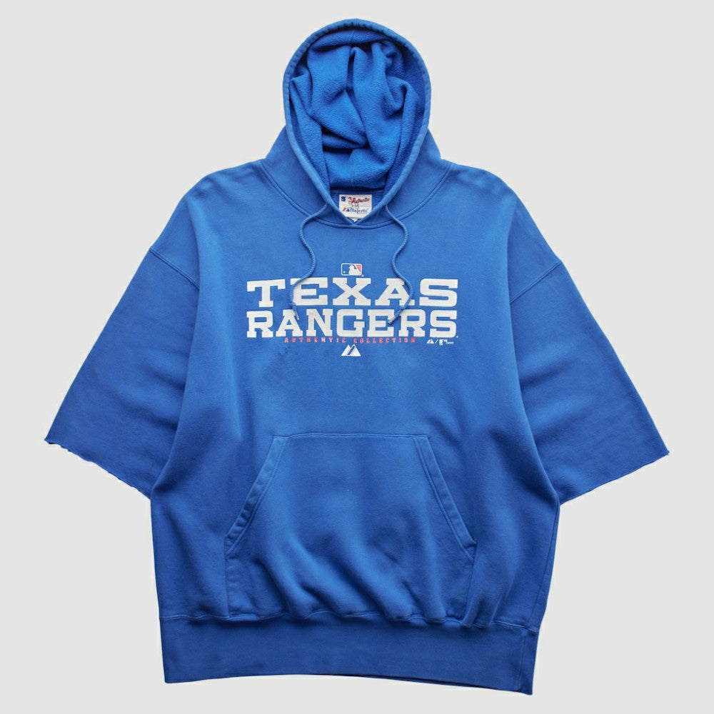 Texas Rangers Majestic 2000s Hooded Pullover Sweatshirt - MLB