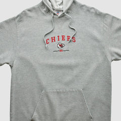 Kansas City Chiefs NFL 2000s Hooded Pullover Sweatshirt Heather Gray Vintage | Fanatics