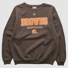 Cleveland Browns NFL 2000s Pullover Sweatshirt Brown Vintage | Fanatics