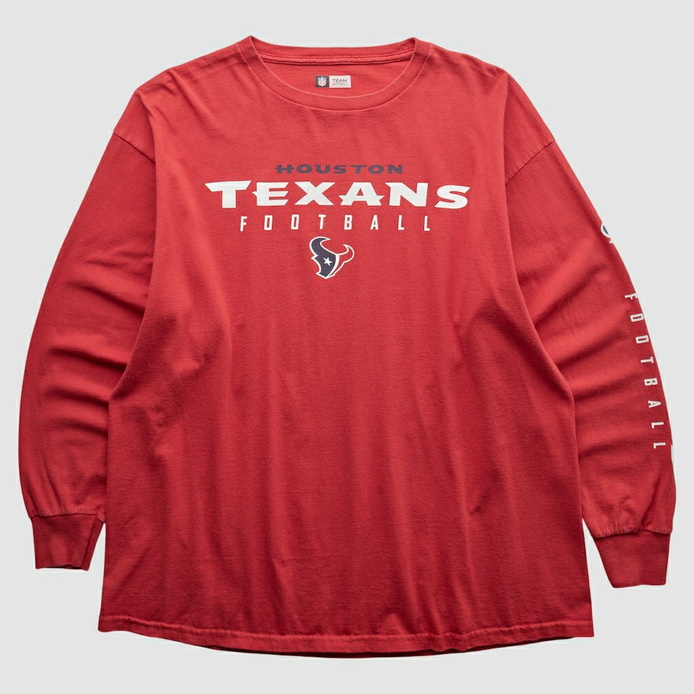Houston Texans NFL 2000s Long Sleeve T-shirt Red Vintage | Fanatics