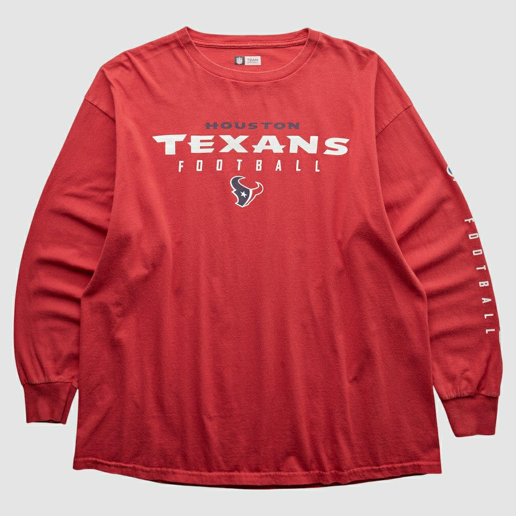 Houston Texans NFL 2000s Long Sleeve T-shirt Red Vintage | Fanatics