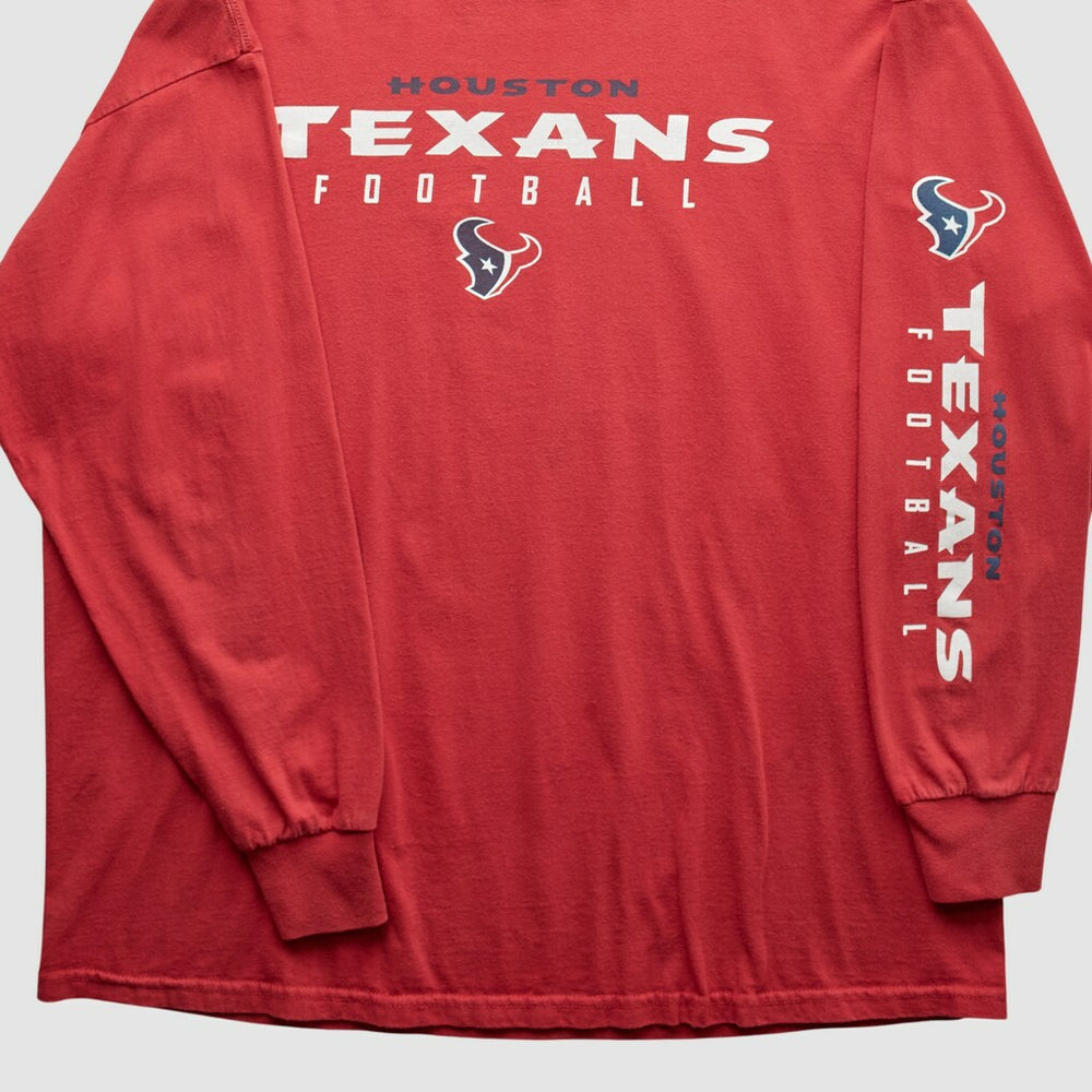 Houston Texans NFL 2000s Long Sleeve T-shirt Red Vintage | Fanatics