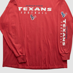Houston Texans NFL 2000s Long Sleeve T-shirt Red Vintage | Fanatics