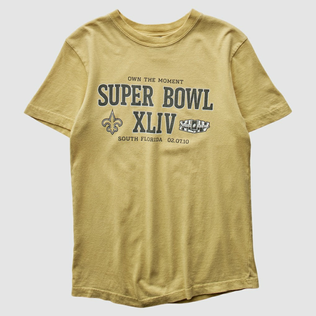 New Orleans Saints Reebok 2010 T-shirt Yellow Vintage | Fanatics