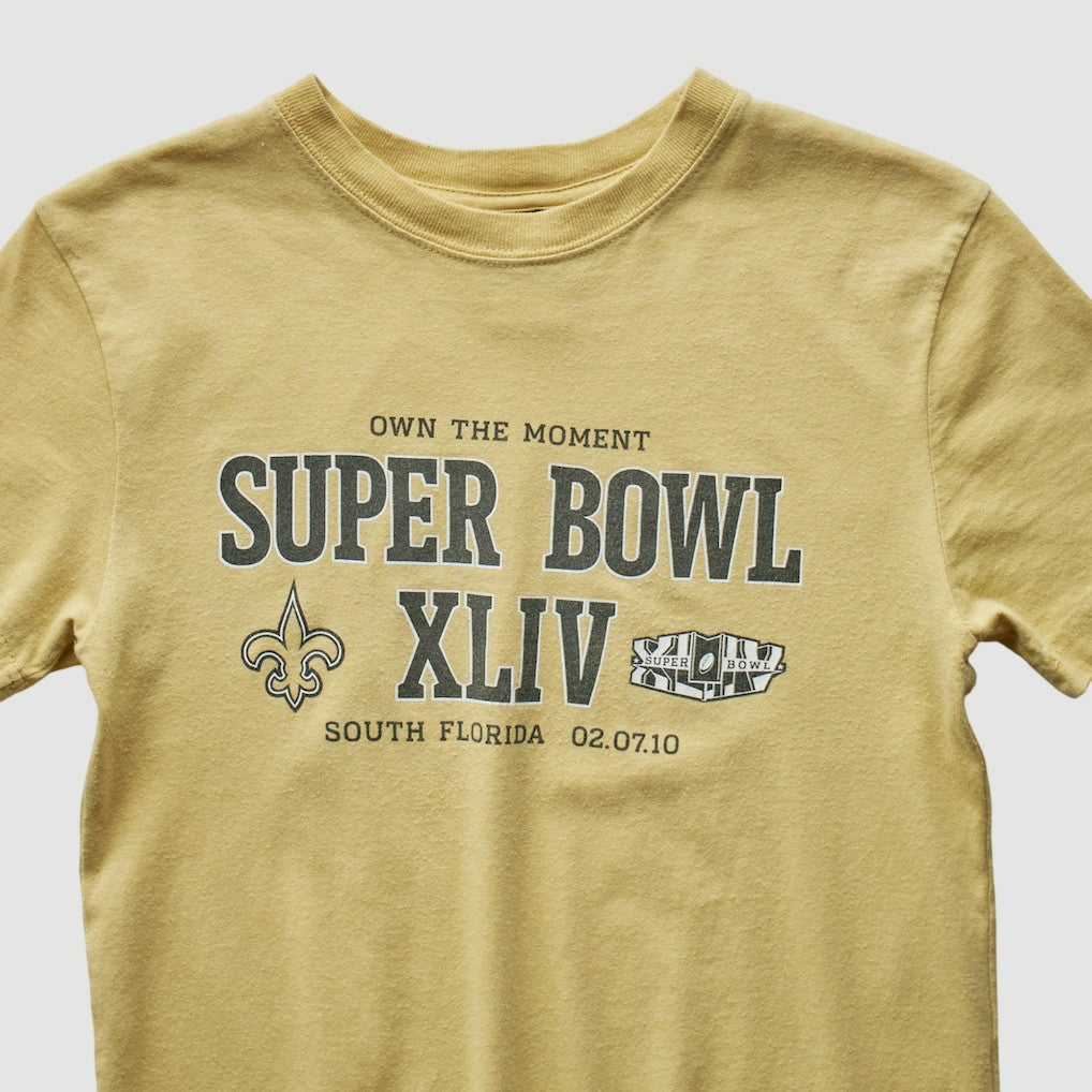 New Orleans Saints Reebok 2010 T-shirt Yellow Vintage | Fanatics