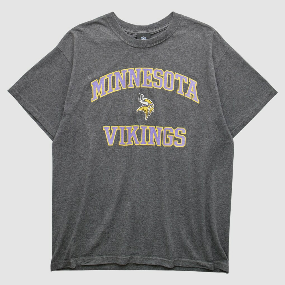 Minnesota Vikings NFL 2010s T-shirt Dark Heather Gray Vintage | Fanatics