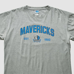 Dallas Mavericks NBA 2000s T-shirt Heather Gray Vintage - NBA