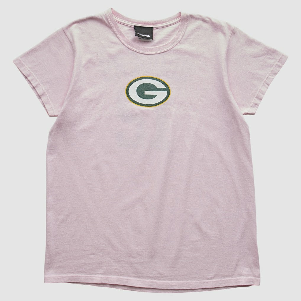 Green Bay Packers Reebok 2010s T-shirt Pink Vintage | Fanatics
