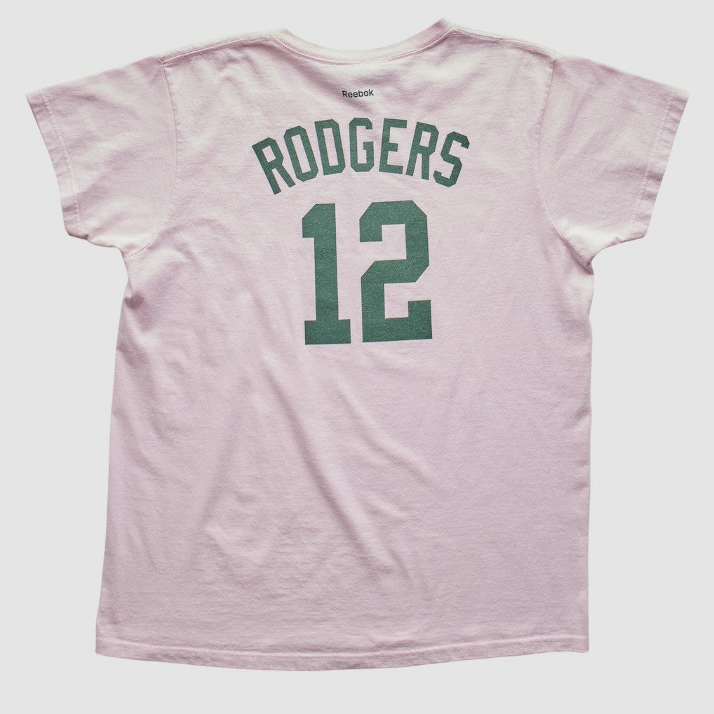 Green Bay Packers Reebok 2010s T-shirt Pink Vintage | Fanatics