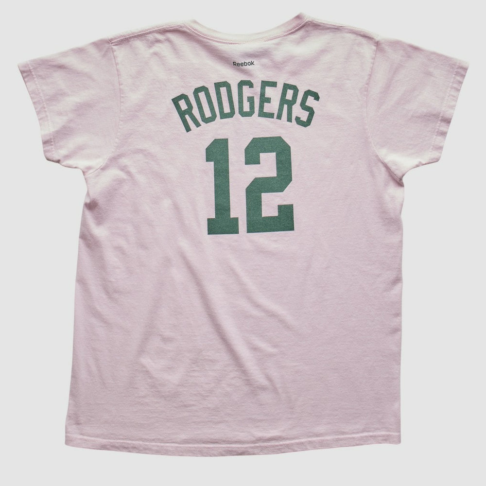Green Bay Packers Reebok 2010s T-shirt Pink Vintage | Fanatics
