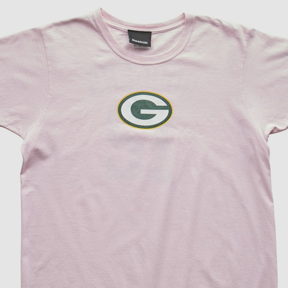 Green Bay Packers Reebok 2010s T-shirt Pink Vintage | Fanatics