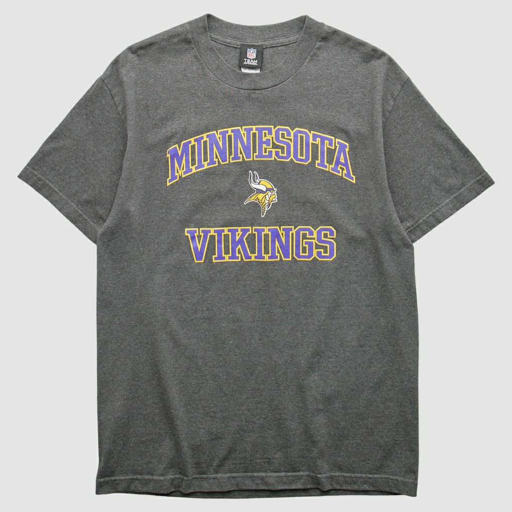 Minnesota Vikings Team Edition Apparel 2010s T-shirt Dark Heather Gray Vintage | Fanatics