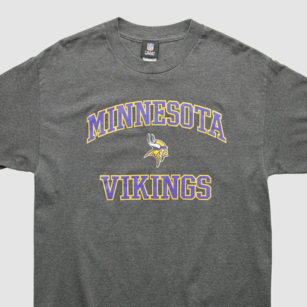 Minnesota Vikings Team Edition Apparel 2010s T-shirt Dark Heather Gray Vintage | Fanatics
