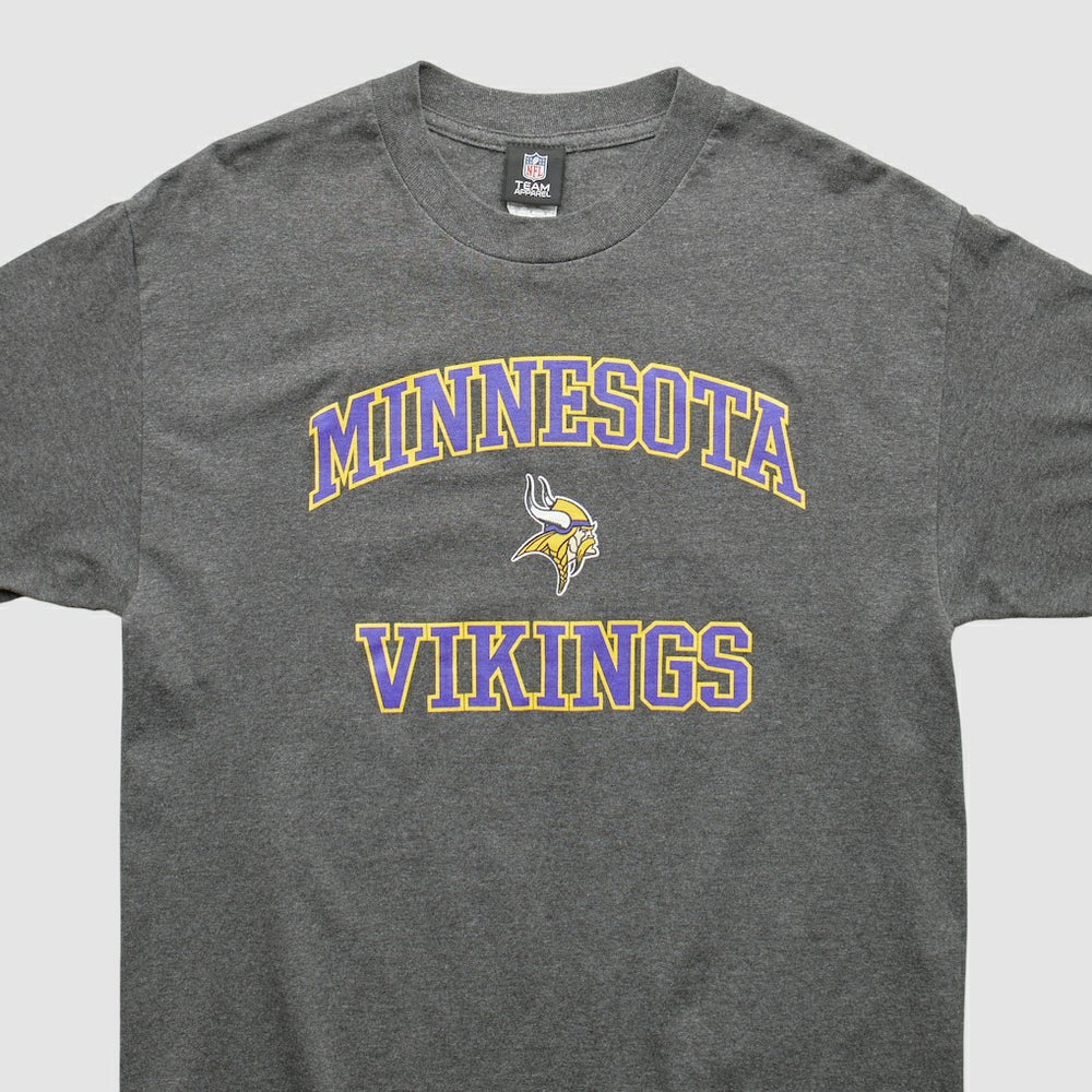 Minnesota Vikings Team Edition Apparel 2010s T-shirt Dark Heather Gray Vintage | Fanatics