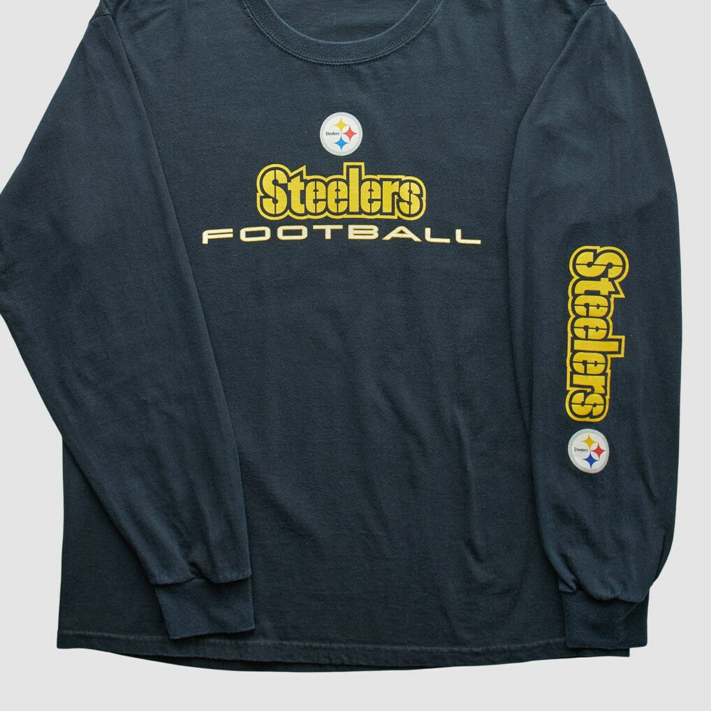 Pittsburgh Steelers NFL 2010s Long Sleeve T-shirt Navy Vintage | Fanatics