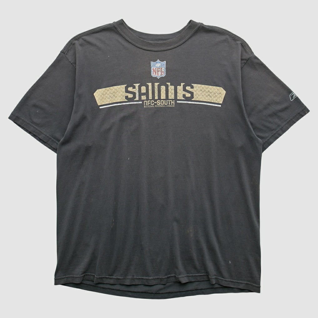 New Orleans Saints Reebok 2000s T-shirt Black Vintage | Fanatics
