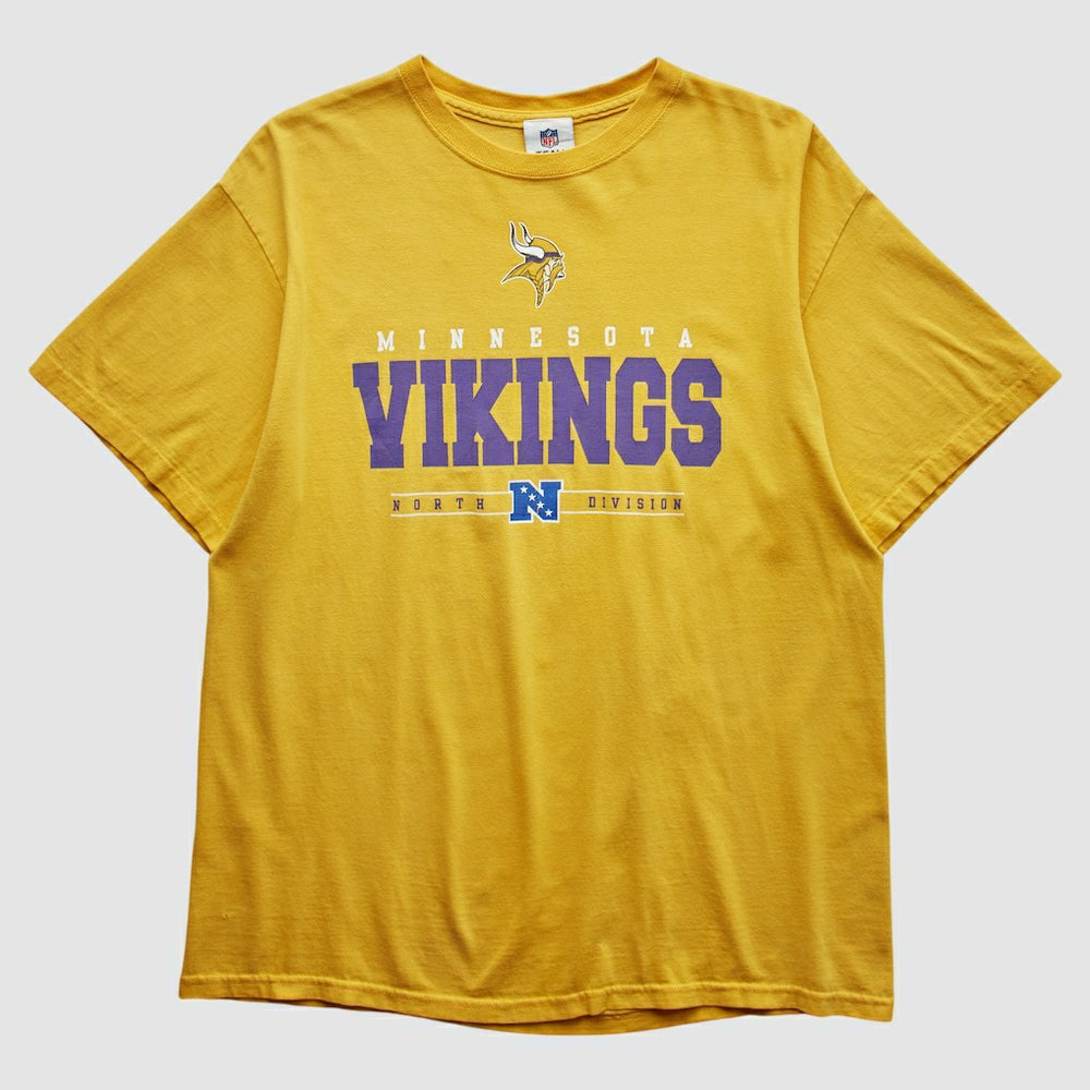 Minnesota Vikings NFL 2010s T-shirt Yellow Vintage | Fanatics