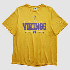 Minnesota Vikings NFL 2010s T-shirt Yellow Vintage | Fanatics
