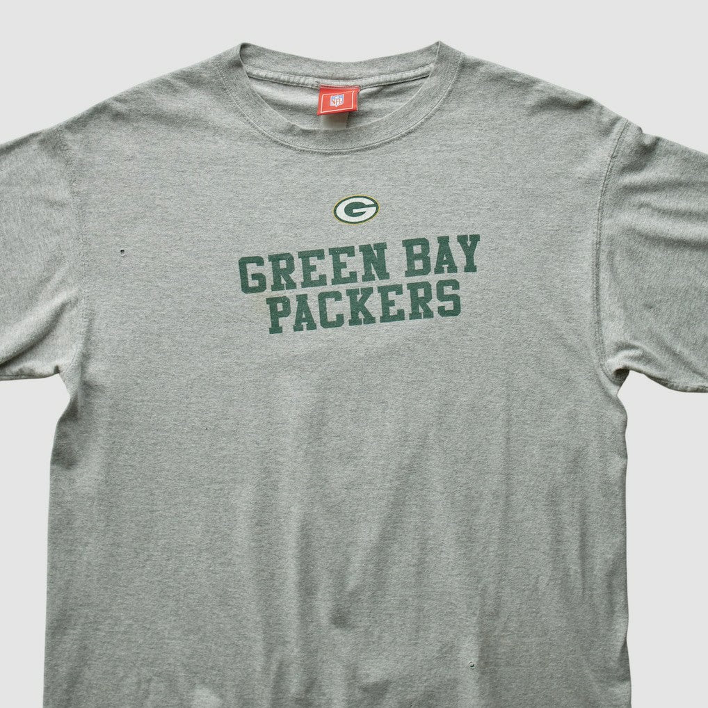 Green Bay Packers NFL 2000s T-shirt Heather Gray Vintage | Fanatics